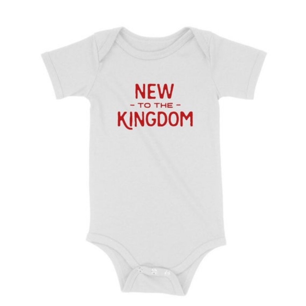New to the Kingdom Chiefs Baby Onesie 0-24M